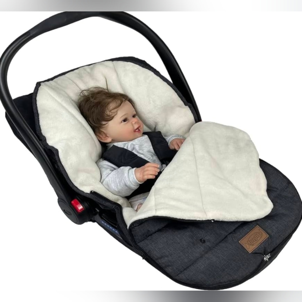 funlife 4 in 1 Premium Waterproof Universal Anti-Wind Infant Car Seat Cover - Picture 8 of 11